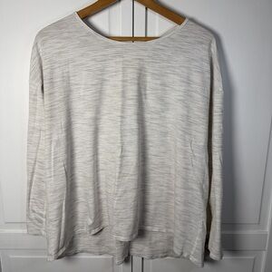 Women's Cream Long Sleeve Top